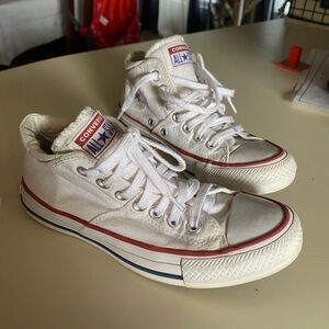 Converse Cream High-Top Sneakers